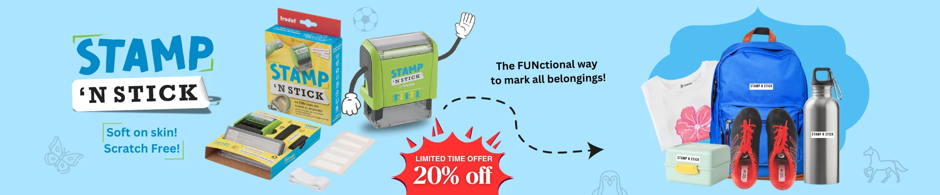 Trodat Stamp 'N Stick