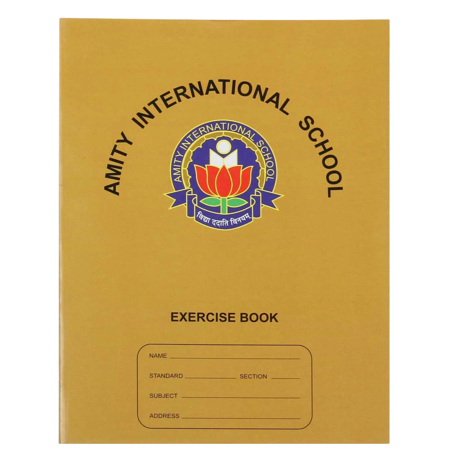 Amity Khaki Single Line Interleaf 96 Pages Science Notebook amity-khaki-single-line-interleaf-96-pages-science-notebook
